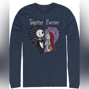 The Nightmare Before Christmas Jack and Sally Together Forever  Long Sleeve